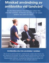 Tandläkare och patient. Information om antibiotika vid tandvård. 