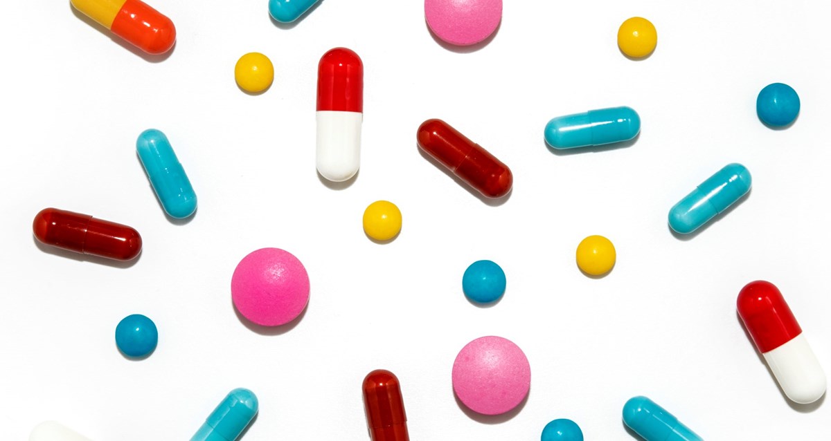 Färgglada piller