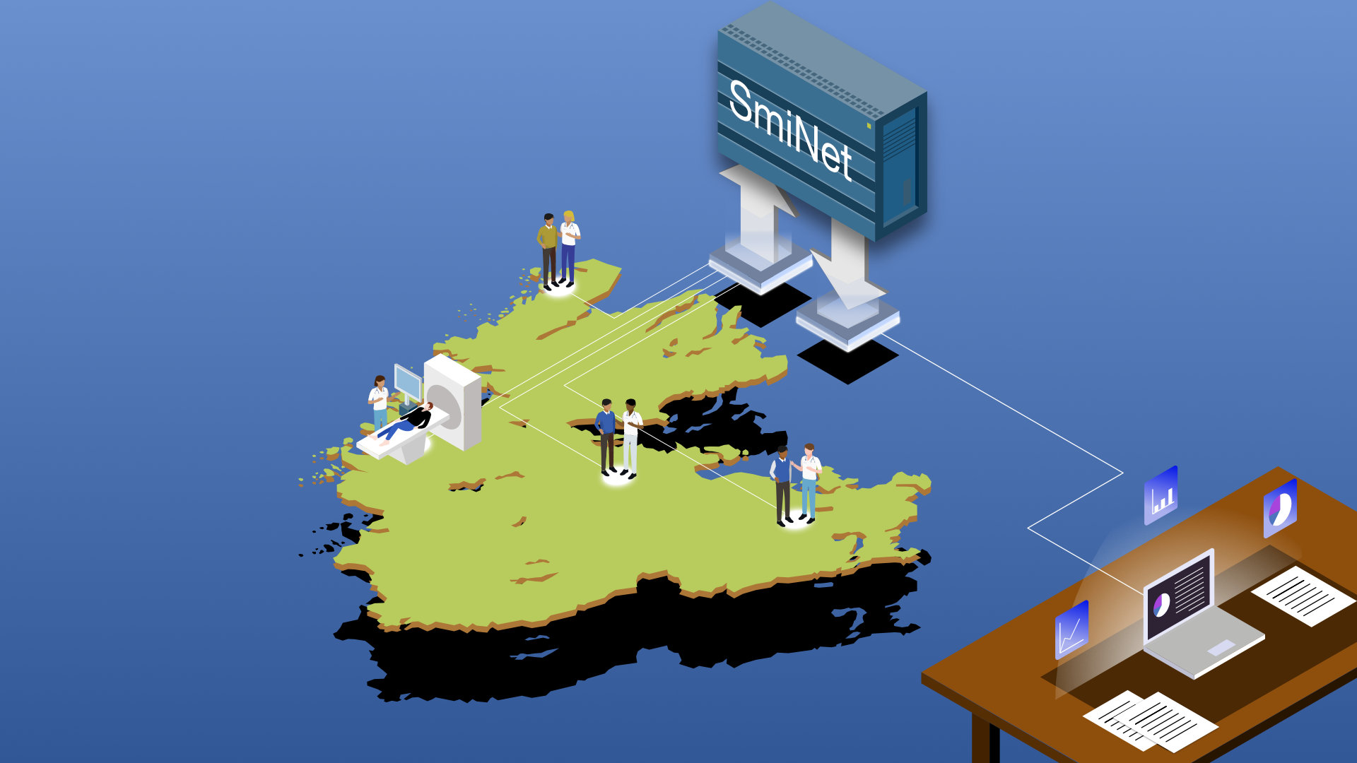 Bild som visar arbetet med Sminet