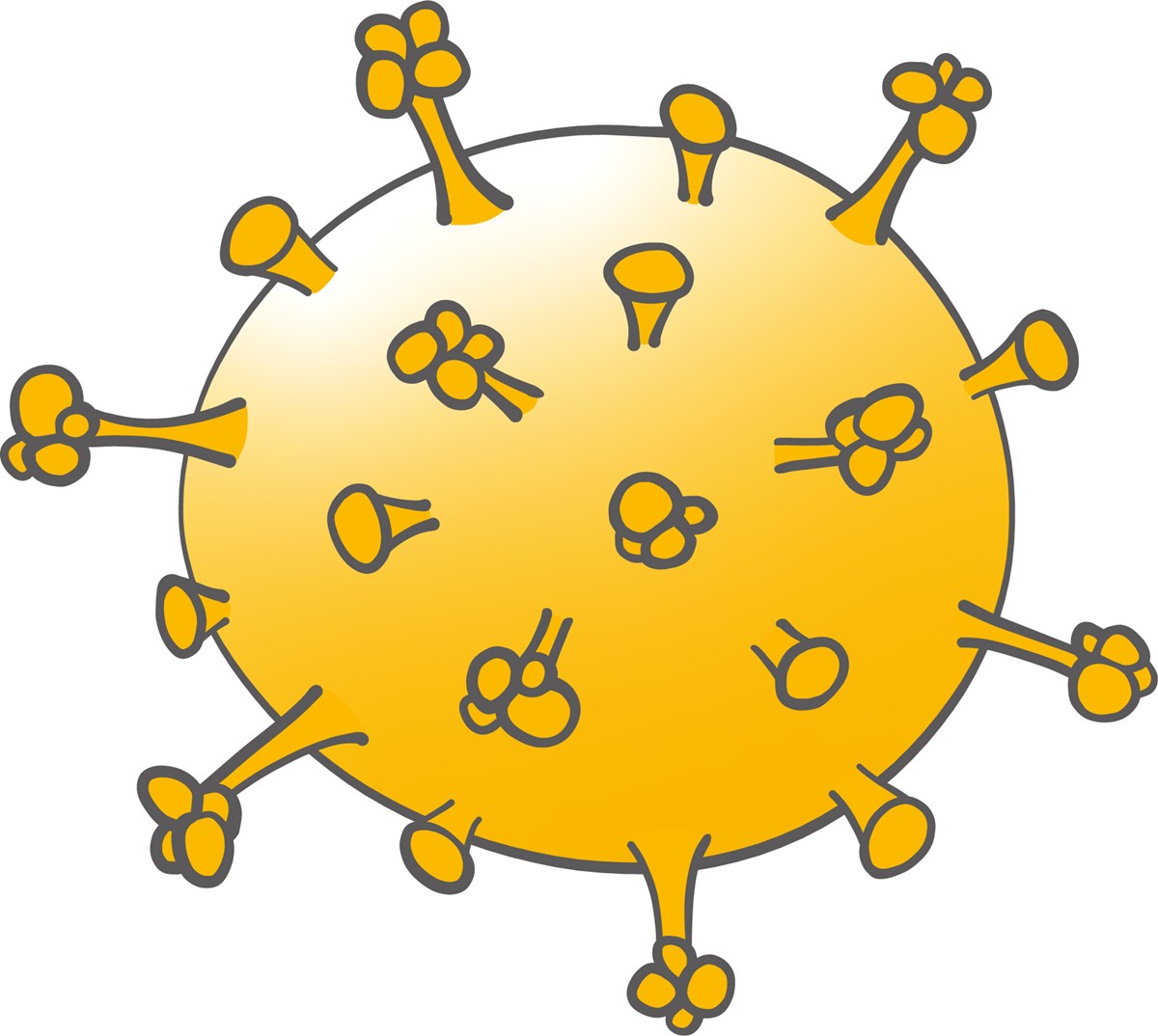 illustration av virus