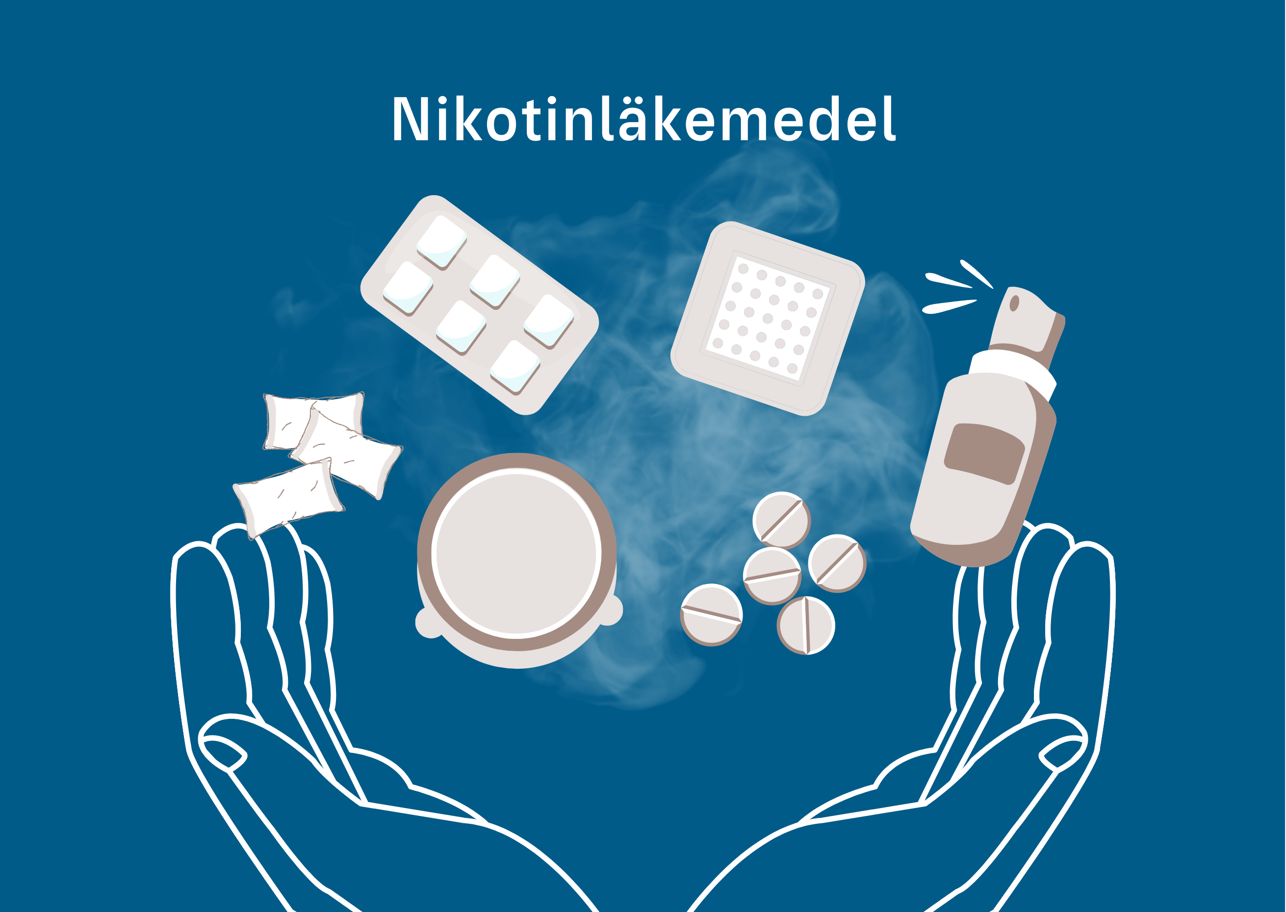 Illustration om nikotinläkemedel