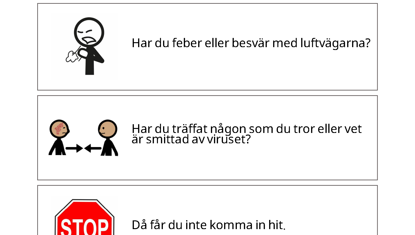 Dörrskylt