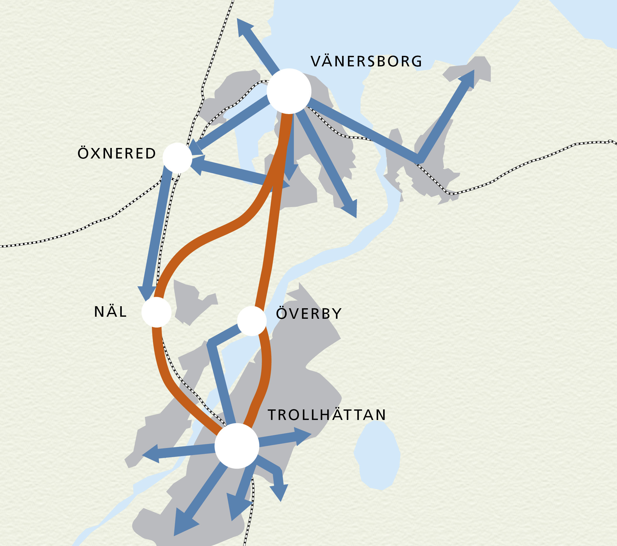 Kollektivtrafik Trollhättan Vänersborg
