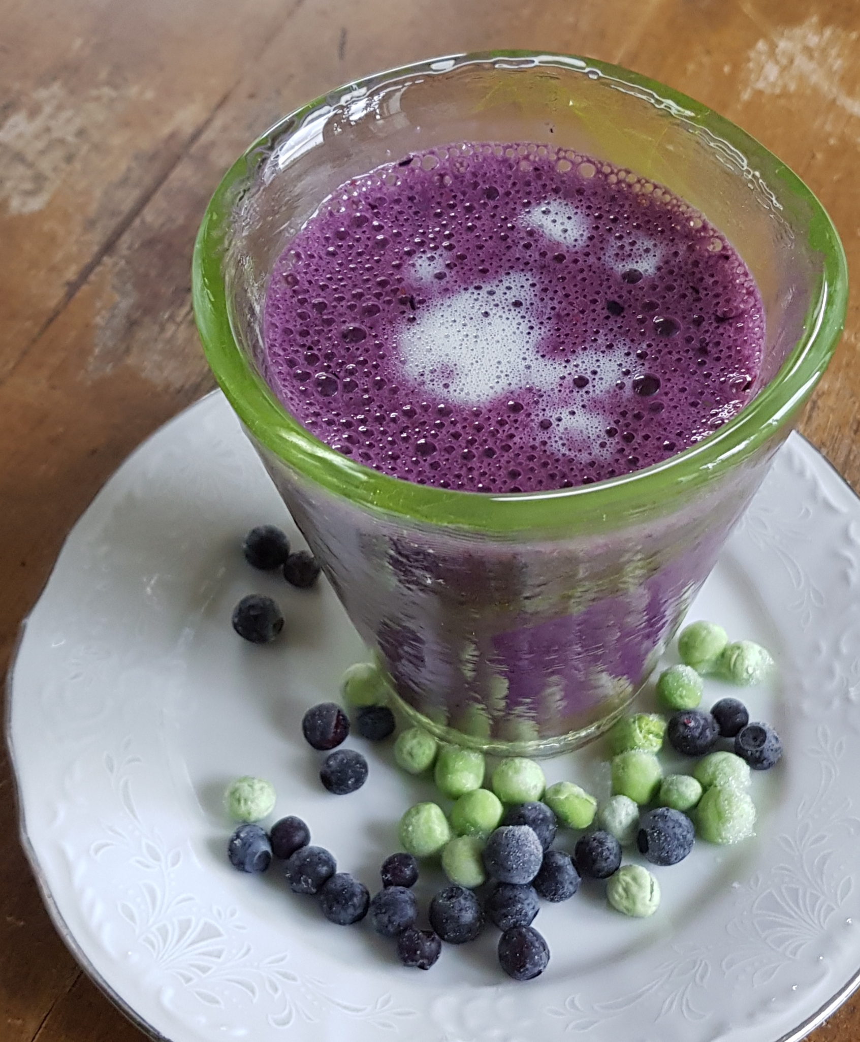 Glas med smoothi
