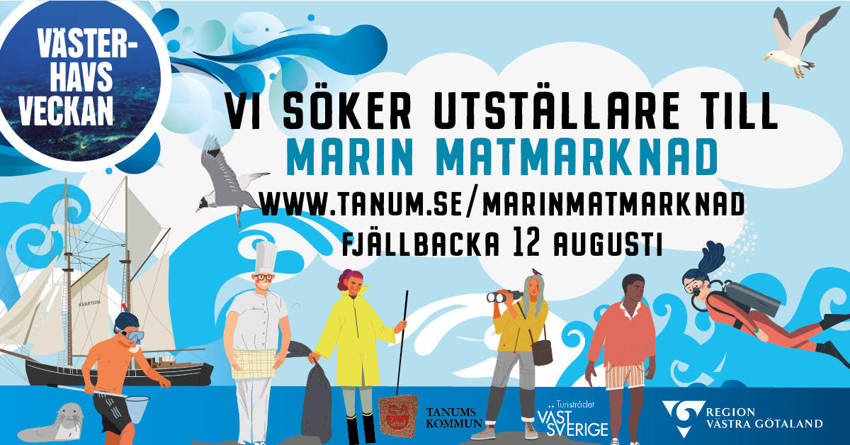 illustration med människor djur och hav