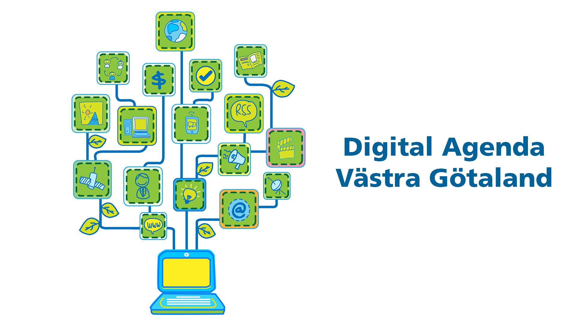 Omslag Digital agenda Västra Götaland