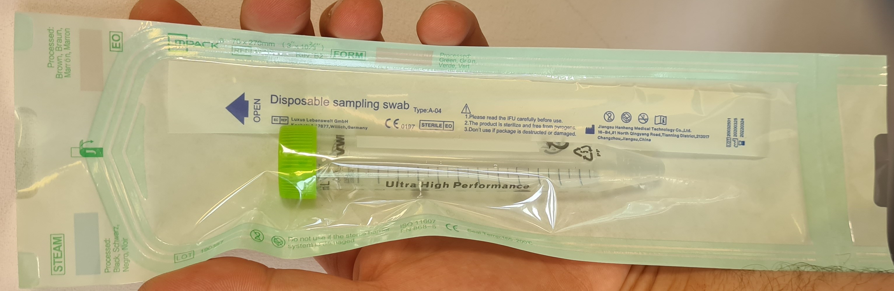 NPH-provtagningskit för virusdiagnostik