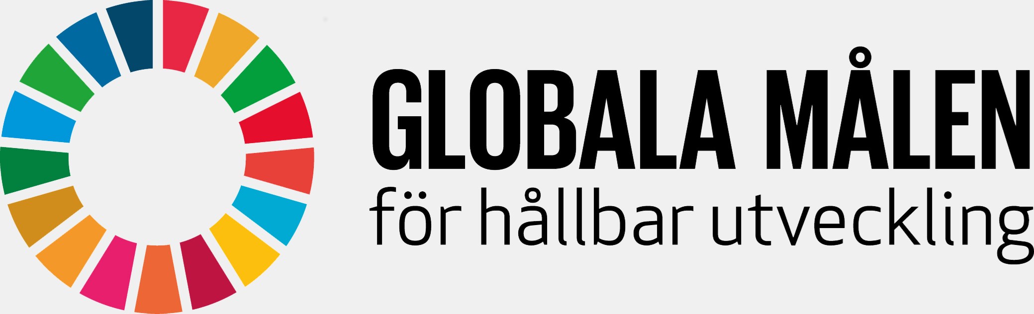 Logotyp för Globala målen 