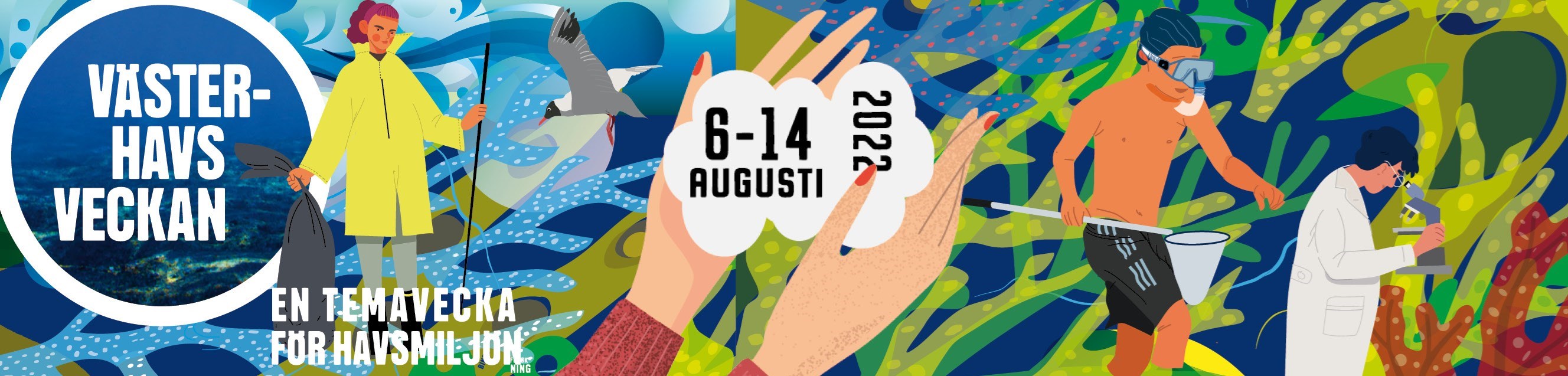 Västerhavsveckan, en temavecka för havsmiljön, 6-14 augusti 2022
